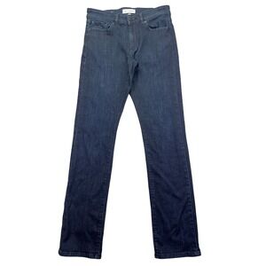 DL1961 Russell Slim Straight Forge Jeans Dark Wash Denim Modern Fit Sz 29 Grunge